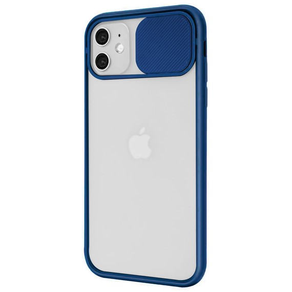 CaseUp Apple iPhone 11 Kılıf Camera Swipe Protection Lacivert 2